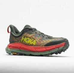 HOKA Mafate Speed 4 Men's Thyme/Fiesta -On Running Sales Store 048635 5