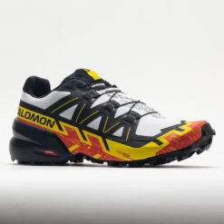 Salomon Speedcross 6 Men's White/Black/Empire Yellow -On Running Sales Store 048962 5