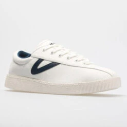 Tretorn Nylite Plus Canvas Women's Vintage White/Navy -On Running Sales Store 114563 5