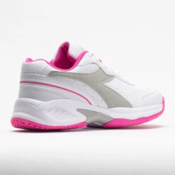 Diadora Challenge 4 SL Junior White/Silver/Rodamine Red 13 Diadora Challenge 4 SL Junior White/Silver/Rodamine Red -On Running Sales Store 121325 6