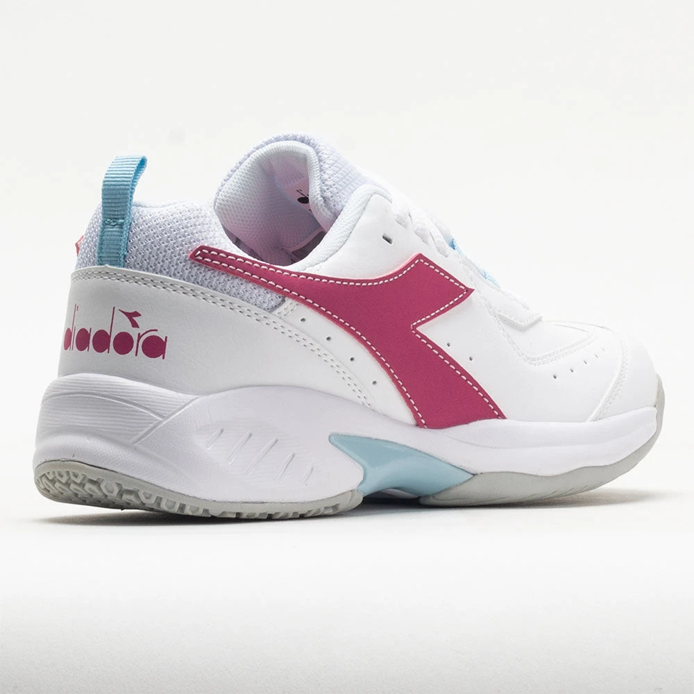 Diadora Challenge 5 SL Junior White/Pinklady 8 Diadora Challenge 5 SL Junior White/Pinklady - Image 6