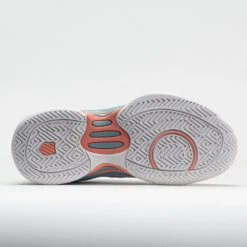 K-Swiss Hypercourt Express 2 Junior Blanc De Blanc/Nile Blue/Desert -On Running Sales Store 121383 4