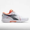 Diadora Trofeo AG Pickleball Women's White/Black/Vermillion Orange -On Running Sales Store 370024 3