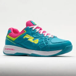 Fila Double Bounce 3 Women's Scuba Blue/White/Safety Yellow -On Running Sales Store 370041 5