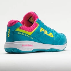 Fila Double Bounce 3 Women's Scuba Blue/White/Safety Yellow -On Running Sales Store 370041 6