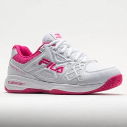 Fila Double Bounce 3 Women's White/White/Pink Glo -On Running Sales Store 370042 5