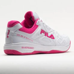 Fila Double Bounce 3 Women's White/White/Pink Glo -On Running Sales Store 370042 6