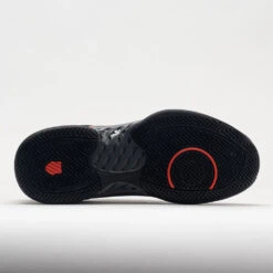 K-Swiss Express Light Pickleball Men's Steel Gray/Jet Black/Orange -On Running Sales Store 370084 4