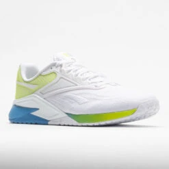 Reebok Nano X2 Women's White/Essential Blue/Acid Yellow -On Running Sales Store 561835 5