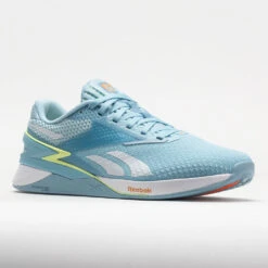 Reebok Nano X3 Women's Blue Pearl/Energy Glow/Peach Fuzz -On Running Sales Store 561901 5