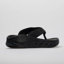 Hoka One One Ora Recovery Flip Men's Black/Dark Gull Gray -On Running Sales Store 570409 6