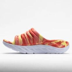 HOKA Ora Recovery Slide Swirl Unisex Yellow Pear/Fiesta -On Running Sales Store 570558 1