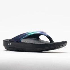 OOFOS OOlala Luxe Women's Black/Atlantis -On Running Sales Store 570569 5