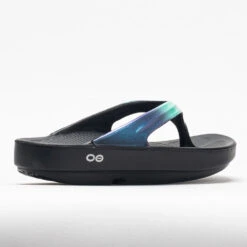 OOFOS OOlala Luxe Women's Black/Atlantis -On Running Sales Store 570569 6