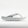 OOFOS OOlala Limited Women's White/Black Leopard -On Running Sales Store 570571 3