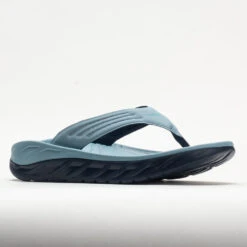 HOKA Ora Recovery Flip Men's Stone Blue/Outer Space -On Running Sales Store 570604 5