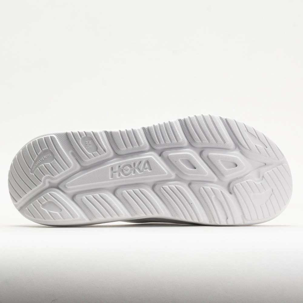 HOKA Ora Recovery Slide 3 Unisex White/White 6 HOKA Ora Recovery Slide 3 Unisex White/White - Image 4